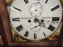 Mahogany & oak cased grandfather clock Thumbnail 3