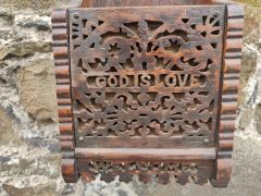 Antique wooden candle box Thumbnail 2