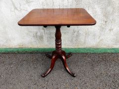 Georgian mahogany occasional snap top table  Thumbnail 2
