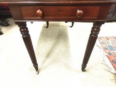 19th century mahogany pembroke table Thumbnail 4
