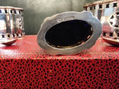 Five piece silver condiment set Thumbnail 3