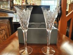 Pair of waterford millennium crystal glasses Thumbnail 2
