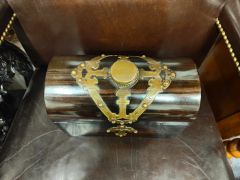 Victorian coromandel wooden stationery box Thumbnail 2
