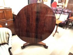 Victorian rosewood circular table Thumbnail 3