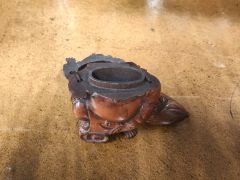 Japanese carved wooden inro Thumbnail 2
