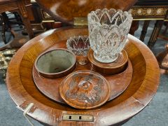 Victorian walnut tea poy Thumbnail 3