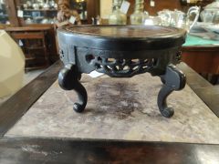 Chinese carved wooden stand Thumbnail 2