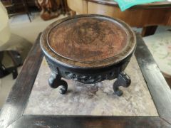Chinese carved wooden stand Thumbnail 3