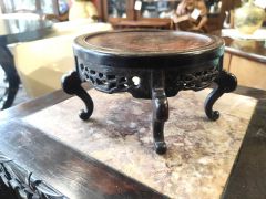 Chinese carved wooden stand Thumbnail 4