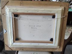 Gilt framed oil on canvas by arthur twells Thumbnail 4