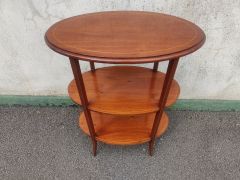 Mahogany three tier table Thumbnail 4