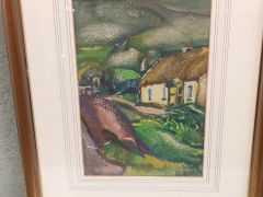 Watercolour signed olive henry Thumbnail 2