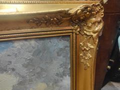 Gilt framed oil painting on canvas Thumbnail 4
