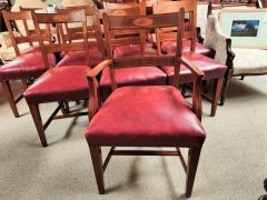 Set of fourteen Sheraton design chairs (twelve chairs & two carvers Thumbnail 3