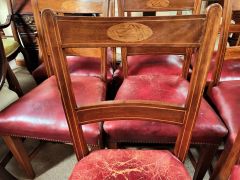 Set of fourteen Sheraton design chairs (twelve chairs & two carvers Thumbnail 4