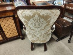 Victorian mahogany armchair Thumbnail 4