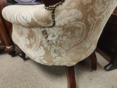 Victorian mahogany armchair Thumbnail 3