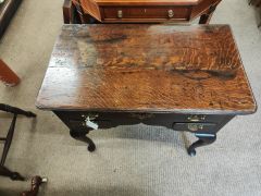 18th century oak low boy  Thumbnail 4