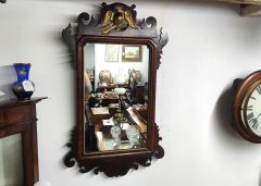 Georgian mahogany style mirror Thumbnail 2