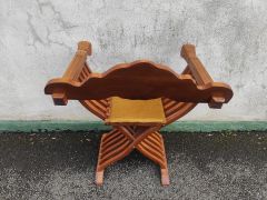 Carved mahogany chair Thumbnail 3