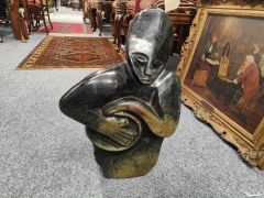 African carved stone figure Thumbnail 2