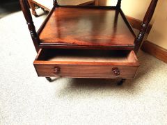 19th century mahogany wot-not Thumbnail 4