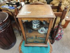Oak smokers cabinet Thumbnail 3