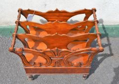 Victorian mahogany canterbury Thumbnail 2