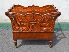 Victorian mahogany canterbury Thumbnail 3