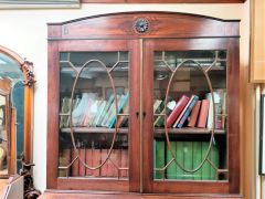 Georgian mahogany secretaire/bookcase Thumbnail 2