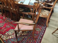 Edwardian mahogany low chair Thumbnail 2
