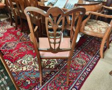 Edwardian mahogany low chair Thumbnail 3