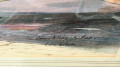 Gilt framed watercolour by colin gibson (local artist) Thumbnail 3