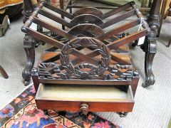 19th century rosewood canterbury Thumbnail 2