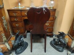 Regency mahogany hall chair Thumbnail 4
