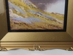 Pair of gilt framed scottish paintings signed Thumbnail 4