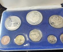 Cased set 1974 coinage of barbados Thumbnail 2