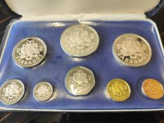 Cased set 1974 coinage of barbados Thumbnail 4