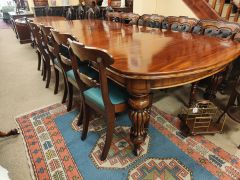 Set of ten william 4th mahogany chairs Thumbnail 6