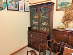 Georgian mahogany bookcase Thumbnail 2