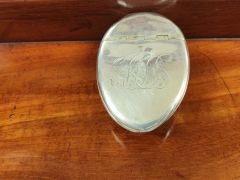 Silver mounted / shell snuff box Thumbnail 2