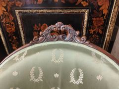 Pair of victorian mahogany armchairs Thumbnail 3