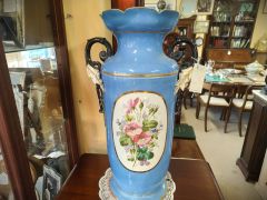 19th century victorian painted vase Thumbnail 2