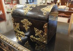 Victorian coromandel & brass stationery box Thumbnail 2