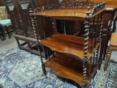 Victorian rosewood wot-not Thumbnail 3