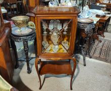 Edwardian mahogany cabinet Thumbnail 3