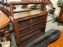 19th century rosewood floor bookcase Thumbnail 2