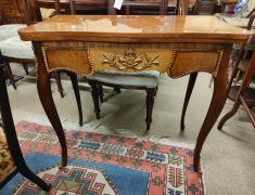 Pair of mahogany card tables  Thumbnail 3