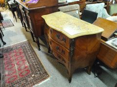 French marble top chest Thumbnail 2