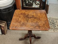 Victorian burr-walnur table Thumbnail 2